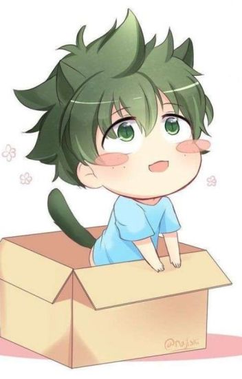 Izuku Un Pequeño Gato De Color Verde