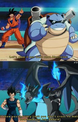 Goku y Vegeta en Pokemon(hoenn)