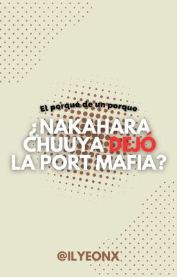 nakahara Chuuya Dej la Port Mafia?