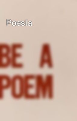 Poesía