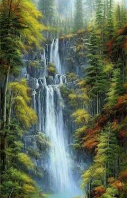 la Hermosa Cascada del Bosque. [one...