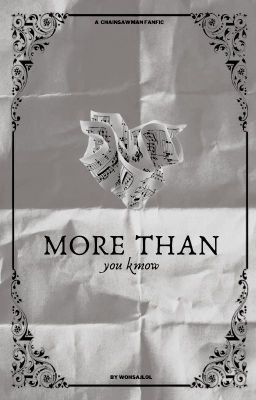 ꒰ ❛ More Than you Know ᎓ Individual...