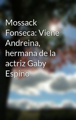 Mossack Fonseca: Viene Andreina, He...